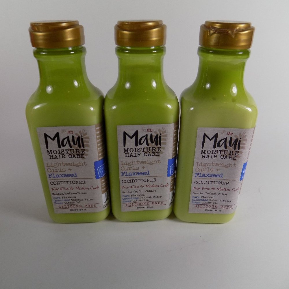 NEW Maui Moisture Hair Care Lightweight Curls & Flaxseed for Fine to Medium Curl